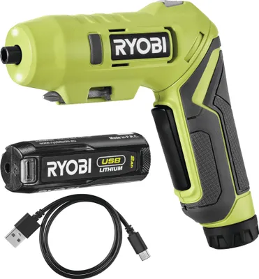 Produktbild von Ryobi RSDP4-120G Bohrschrauber mit verstellbarem Griff, Akku 4 V, 2,0 Ah