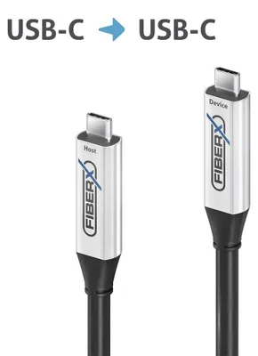 Produktbild von PURELINK FiberX FX-I600-005 USB 3.2 Gen 1 Aktives optisches Kabel USB-C, 5m