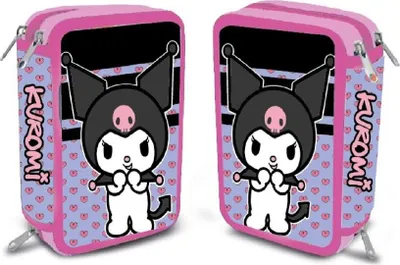 Immagine prodotto di Astuccio per matite Kuromi di Hello Kitty con 3 scomparti