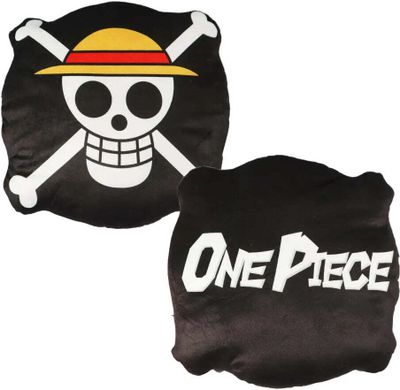 Anime One Piece Totenkopf mini Kissen Dekokissen 3D Cushion 30x30x7 cm