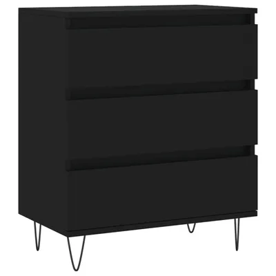 Zdjęcie produktu dla vidaXL Kredens czarny 60x35x70 cm materiał drewnopochodny