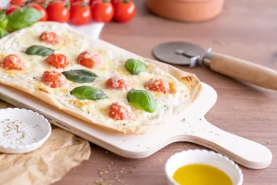 Produktbild von Flammkuchenbrett - M - Geschliffen