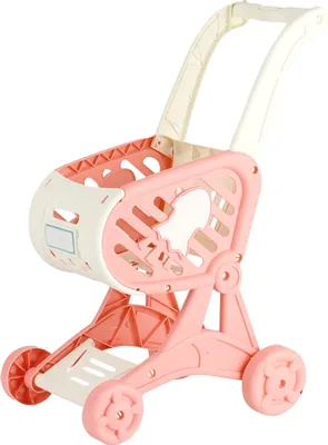 Produktbild von Kinder im Einkaufswagen Spielzeug Sudenarket für Kinder spielen Simulationsspiel Pink