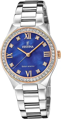 Produktbild von Festina Edelstahl Damen Uhr Armbanduhr silber Luxus D2UF20658/2