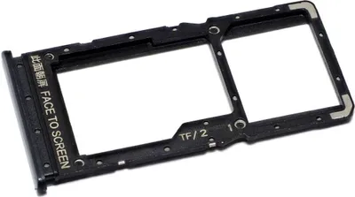 Produktbild von Simkartenhalter und micro-SD Speicherkartenfach für Xiaomi Redmi Note 10 5G, Original Ersatzteil, Grau