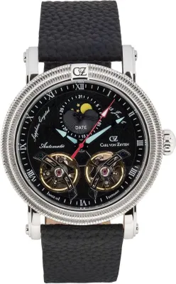 Produktbild von Carl von Zeyten CVZ0085BKS Herrenuhr Schauinsland Automatik Limited 46mm 5ATM