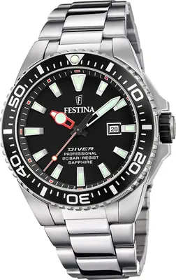 Produktbild von Festina Herren Uhr Casual Edelstahl Armbanduhr silber D2UF20663/3