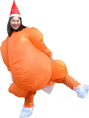 Obrázok produktu pre Vianočný nafukovací kostým Vodotesný oheň Retardant Blow Up Thanksgiving Turkey Costume For Festival Party