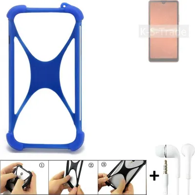 Produktbild von Handy Hülle kompatibel mit Sony Xperia Ace III Bumper Schutzhülle Silikon Schutz Hülle Cover Case Silikoncase Silikonbumper TPU Softcase