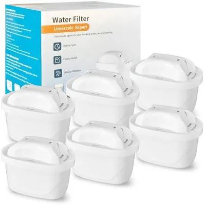 Productafbeelding van 6 Stuks Waterfilterpatronen voor Brita en Aquaphor - Vervangende Filters
