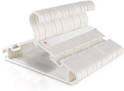 Produktbild von Famanu Kleiderbügel Set 36 Stück - Weiß, 27,5 cm