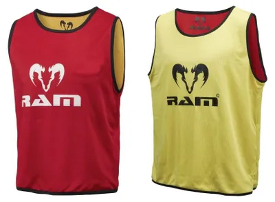 Produktbild von Trainingswesten für Rugby – Set mit 10 Stück – 3 Größen und Farben