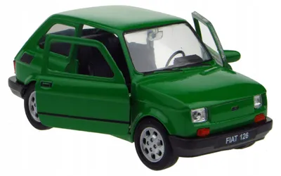Produktbild von Welly FIAT 126p Modellauto Metall Grün 1:32