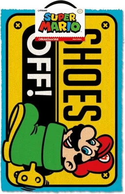Produktbild von Pyramid International Super Mario Fußmatte Shoes Off 40 x 60 cm GP85138