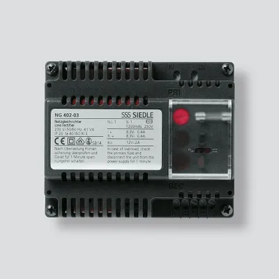 Zdjęcie produktu dla Siedle NG 402-03 - Schwarz - Siedle - 0 - 40 °C - CE - 107 mm - 60 mm (200033590-00)