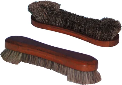 Image de Brosse de Billard Tischbürste Pour Tapis Vert Crin Cheval 27cm, Couleur: Acajou
