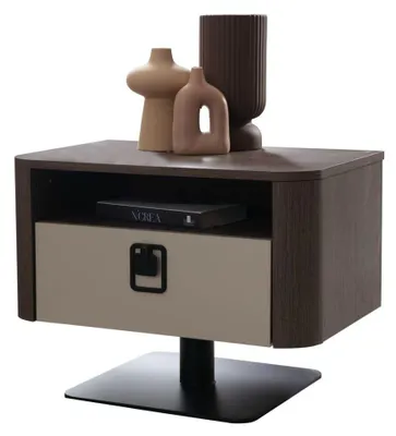 Immagine prodotto di Comodini in legno di colore marrone, stile elegante, design senza tempo