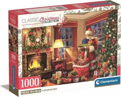 Obrázok produktu pre CLEMENTONI Puzzle 1000 HQC Santova návšteva 39924
