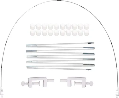 Produktbild von Weiße Ballonbogen-Kit für unterschiedliche Tischgrößen für Geburtstag, Hochzeit und Abschlussfeier