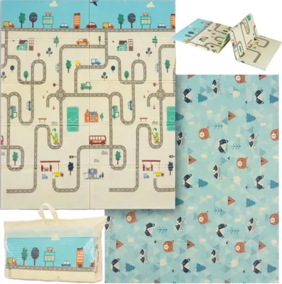 Obrázok produktu pre Obojstranná podložka street/bear 200x180x1 cm CH 4343