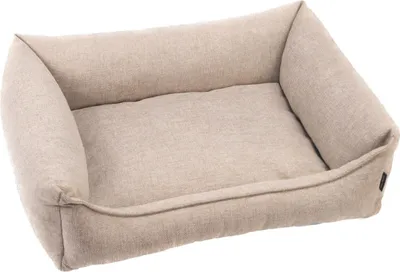 Produktbild von Beeztees Memory Foam Hundebett Zia beige, Maße: 80 x 60 x 22 cm