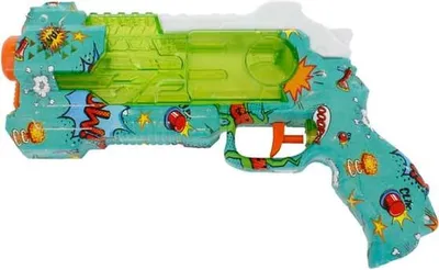Produktbild von Besttoy - Wasserpistole grün/bunt - ca. 25 cm