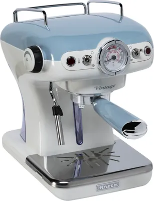 Produktbild von Vintage Siebträger-Espressomaschine blau