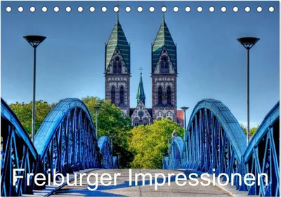 Produktbild von Freiburger Impressionen (Tischkalender 2025 DIN A5 quer), CALVENDO Monatskalender