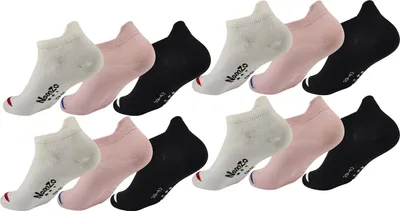 Immagine prodotto di 12 paia di calzini sportivi con risvolto sul tallone - in cotone, traspiranti e confortevoli, Mix2/35-38