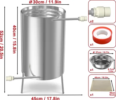Obrázek produktu pro ACXIN ohřívač bazénu s ohněm ohřívač bazénu dřevěný ohnivý sud s topnou spirálou Ø 32/38 mm připojení, ohřívač bazénu ohřívače ze 100% nerezové oceli, ohřívač bazénu vyhřívané ohnivé vědro pro bazény