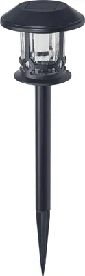 Zdjęcie produktu dla OSRAM SMART+ Outdoor Bluetooth solarny szpikulec ogrodowy Path, z regulowanym białym światłem (3000K-6500K) + kolorowe światło, może być bez prądu, pali się do 8 godzin, stopień ochrony IP44, czarny