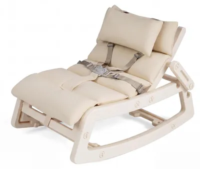 Produktbild von KOMFOTTEU 2 in 1 Babywippe, Schaukelsessel für Baby ab 6 Monaten