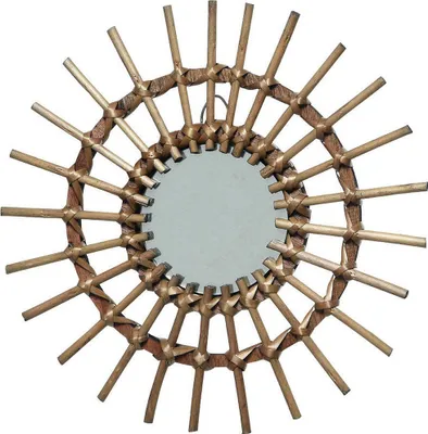 Image de Miroir OsierReproductionis Décoration Murale Naturelle - Decoris