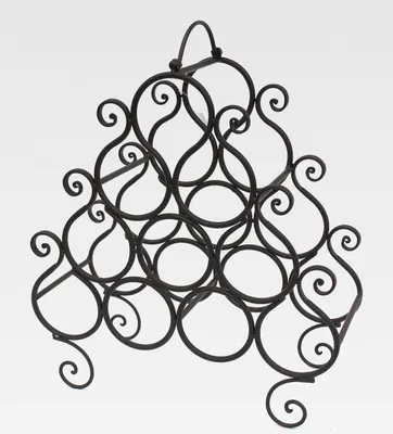 Produktbild von Weinregal aus Metall für 10 Flaschen Flaschenhalter 52 cm Flaschenregal