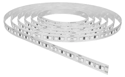 Image de Bande LED Braytron, 10 mètres, 24V, 20W/m, 240 LED/m, 2600lm/m, 4000K (blanc neutre), IP20, CRI80, adhésive