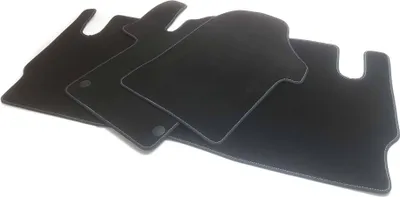 Immagine prodotto di Tappetini per Mercedes Classe V Vito W447 Velours tappetini di qualità originale (cuciture decorative opzionali) Tappetini auto antiscivolo per interni anteriori + 1 fila di sedili