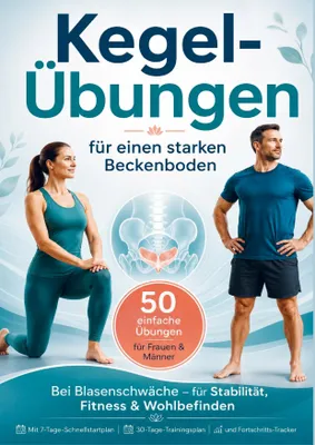 Produktbild von Kegel-Übungen für einen starken Beckenboden 50 einfache Übungen für Frauen & Männer - bei Blasenschwäche, für Stabilität, Fitness & Wohlbefinden