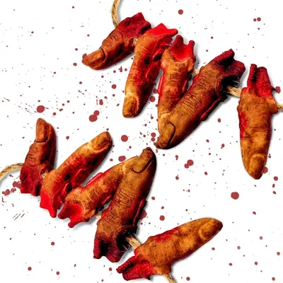 Imagen del producto de Dedos artificiales para Halloween (2 unidades) - Juego de 2