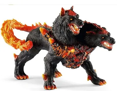Image de Figurine Cerbère de Lave Schleich Eldrador Creator, Figurine Monstre, 7 ans et plus