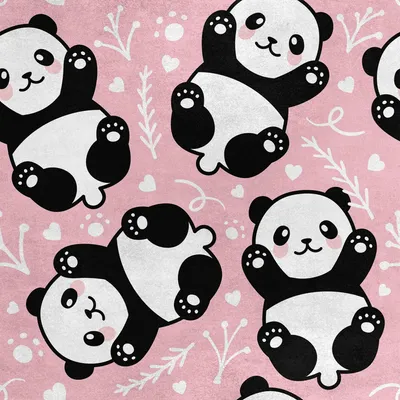 Image de Royal Velvet Tissu Polyester A coudre - Motif Panda 2