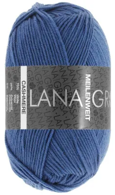 Produktbild von Lana Grossa - Meilenweit 4-fach 50g Cashmere 0016 brillantblau