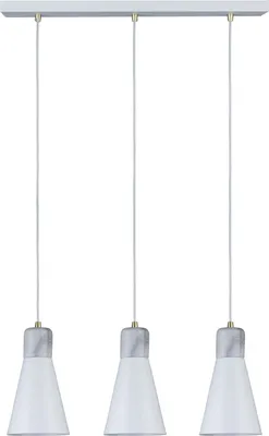 Produktbild von Paulmann Neordic Ivar Pendelleuchte max 3x20W E27 Weiß matt 230V Metall/Marmor
