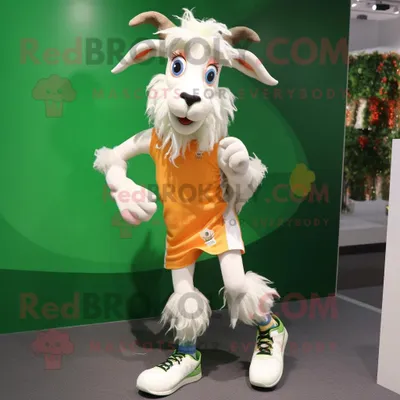 Obrázek produktu pro Kostým REDBROKOLY maskota kozy v běžeckých šortkách a kotnících