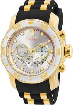 Zdjęcie produktu dla Invicta Pro Diver - SCUBA 6985 Zegarek Męski - Mechanizm Kwarcowy - Stal Nierdzewna z Srebrną Tarcza - 48 mm