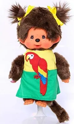 Produktbild von Monchhichi Kuscheltier Papagei Mädchen 20 cm Plüschpuppe Multicolor