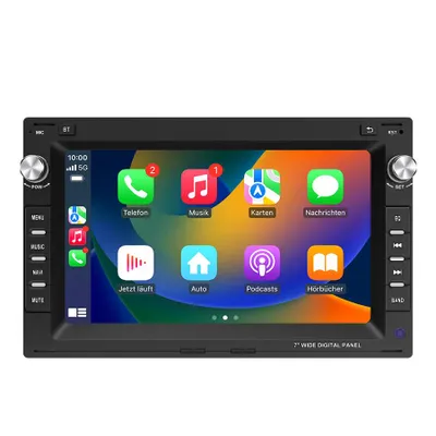 Produktbild von Android Autoradio 7 Zoll 64GB für VW Golf 4 Polo 9N Passat B5 mit CarPlay & Android Auto Navigation & Bluetooth