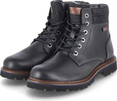 Produktbild von Sioux Herren Winterboots Stiefeletten ADALRIK 704 Schwarz Leder wasserfest Größe: 11