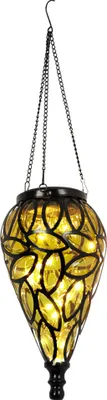 Produktbild von LED Solarleuchte, IP44, Akku, amber, H 50cm