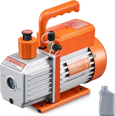 Image de Pompe à vide 3,5CFM HVAC - Pompe à vide à palettes à 1 étage - Pompe à vide de haute qualité pour les systèmes HVAV