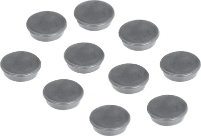 Image de FRANKEN Aimants adhésifs MagFun Diamètre : 32 mm argent 10 aimants